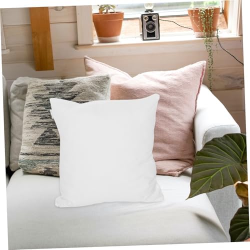 OUNONA Washable Zipper Pillow Cover Luxurious Brushed Fabric