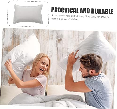 Cabilock 2Pcs Grey Pillowcases Soft Washable Bedroom Decor Covers