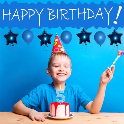 OGnomiFX 5th Birthday Number 5 Candle Cartoon Island Theme