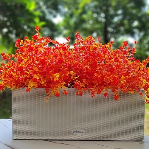Grunyia Fall Artificial Flowers 12 Bundles UV Resistant