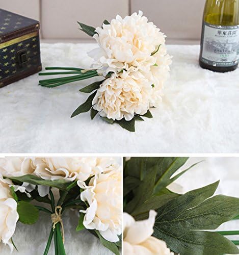 Ymortalize Artificial Peony Flowers for Wedding Decor