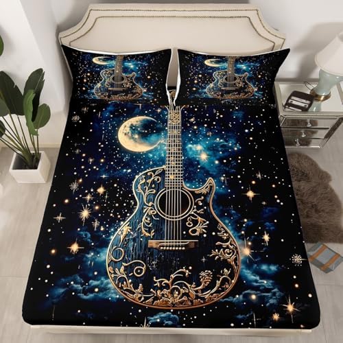 Manfei Starry Galaxy Microfiber Sheet Set Queen Size