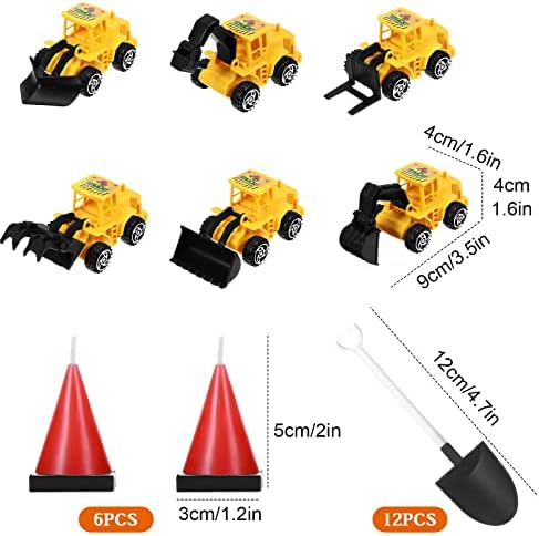 Yerliker 24 Pcs Construction Party Decoration Set
