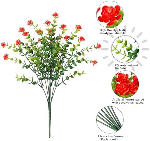 Ivydale Artificial Autumn Orange Flowers Outdoor Decor