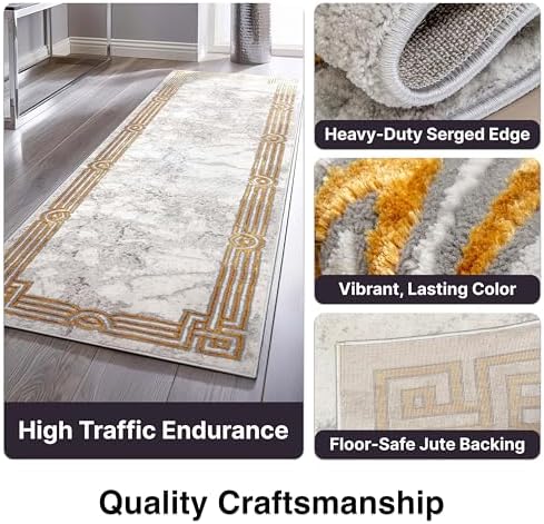 Well Woven Fairmont Collection Huntington Grey Rug