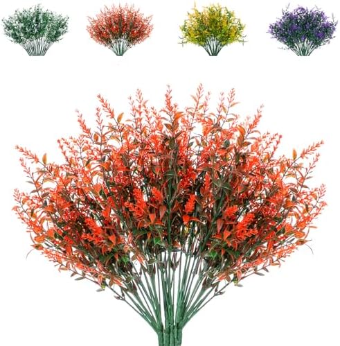 24 PCS Fall Lavender Artificial Flowers for Home Decor
