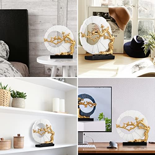 DOVDOV Gold Bird Statue Decor for Home and Office