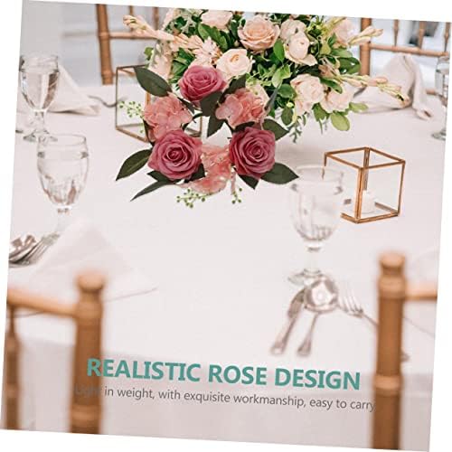 Zerodeko Lightweight Fake Rose Candle Wreath