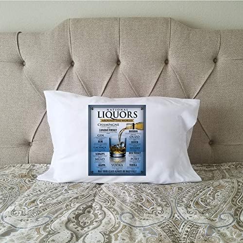GRAPHICS MORE Glass Half Full Pillowcase