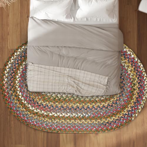 Rhody Rug Country Jewel CJ35 5 x 8 Oval Braided Floor Mat
