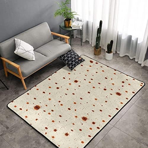 JZDACH Queen Size Area Rug - Burrito Texture Polka Dot 60x39