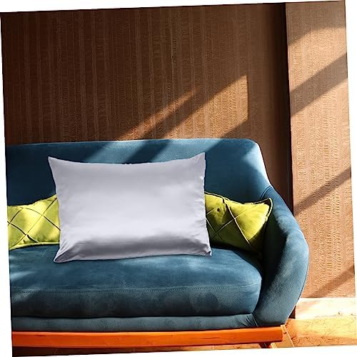 Healifty 2pcs Solid Polyester Pillow Covers with Zipper for Comfort