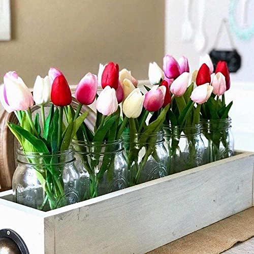 NevStp 10PCS Multicolor Real Touch Tulip Artificial Bouquet