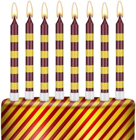 MTLEE Wizard Birthday Candles 12 Pcs Magic Party Decor