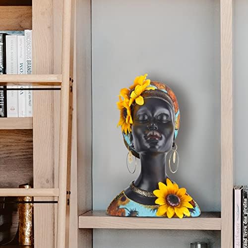 Modern African Women Statues - Resin Figurines for Home Decor
