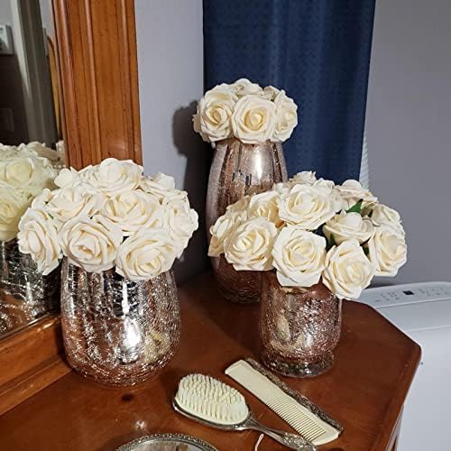 NevStp Artificial Foam Rose Flowers 30Pcs