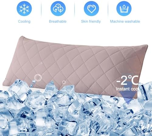 EVOLIVE Cooling Diamond Quilted Pillow Cover 21x54