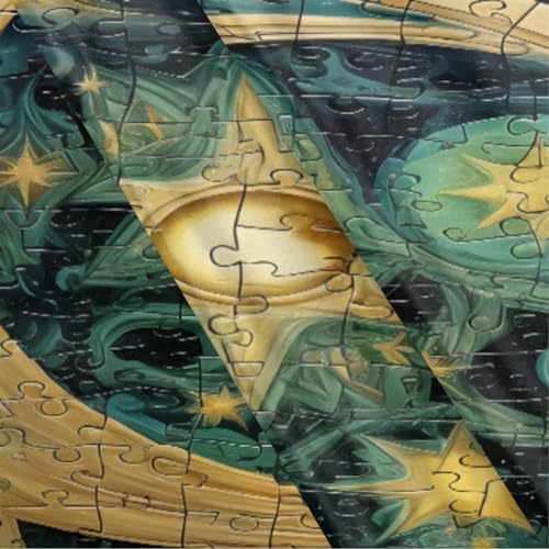 GzLeyigou Moon Star Satin Pillowcase - 20x40in King Size