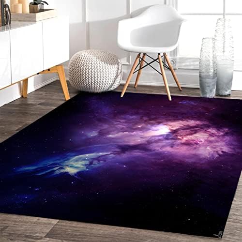 Oueoty Galaxy Area Rug 17x26ft Non-Slip