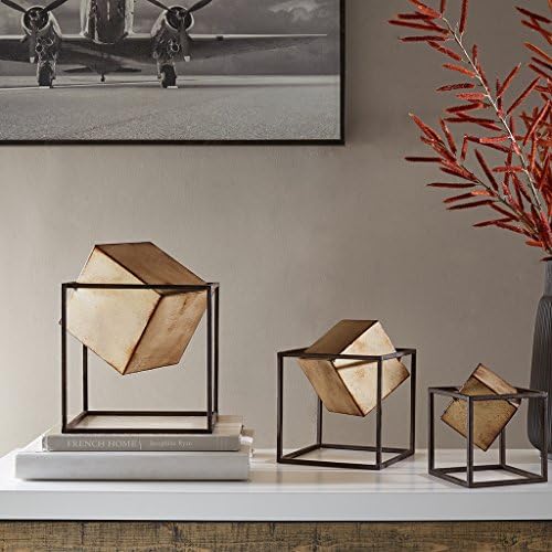 Madison Park Quad Cube Home Decor 3 Piece Set