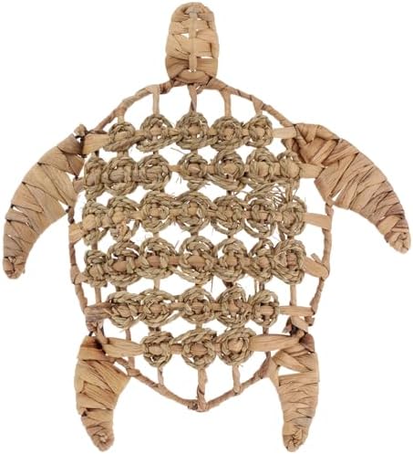 Boston International Woven Water Hyacinth Sea Turtle Decor 1475