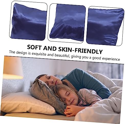 2pcs Imitated Silk Pillowcase for Bedroom