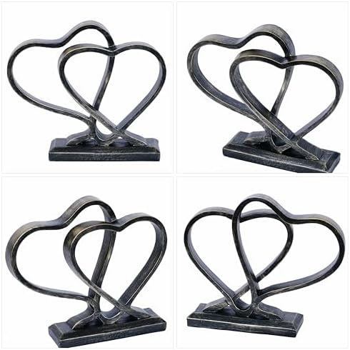 PUHOZN Heart Sculpture for Home Decor Gift