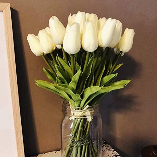 NevStp 10PCS Multicolor Real Touch Tulip Artificial Bouquet