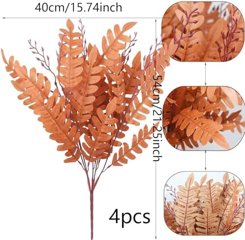 4 Pcs Artificial Autumn Branches for Fall Decor 1