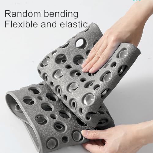 Haoyull Non-Slip Waterproof Shower Mat with Suction Cups