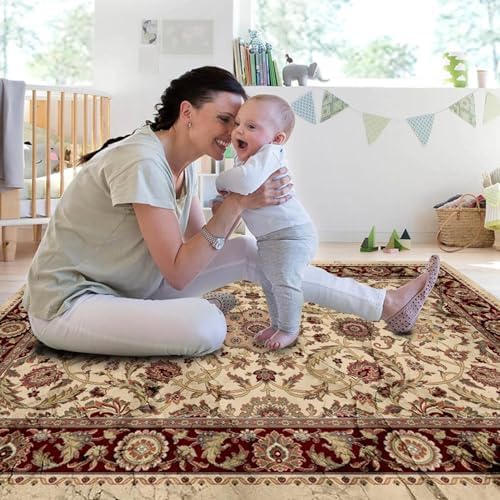 DURAGS Rectangular Country Pastoral Area Rug 15x25ft