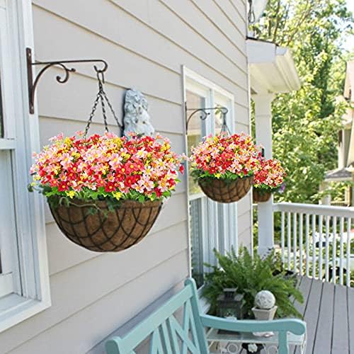 Uieke 12-Piece Artificial Daisy Flowers Bulk Set