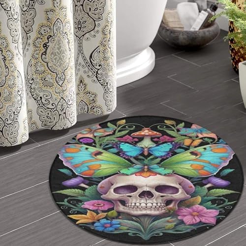 Modern Soft Round Area Rug with Anti-Slip Design 1