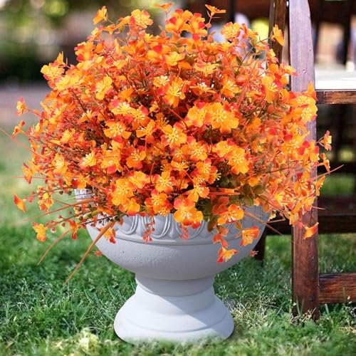 YUGYUM Artificial Mums Flowers for Fall and Harvest Decor