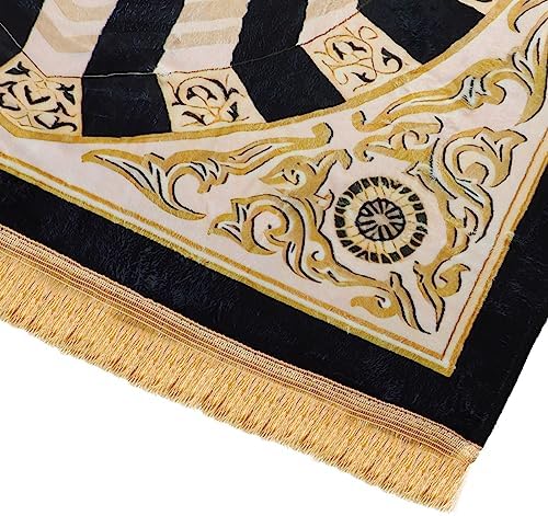 PURFUN Thick Padded Muslim Prayer Rug with Tassels
