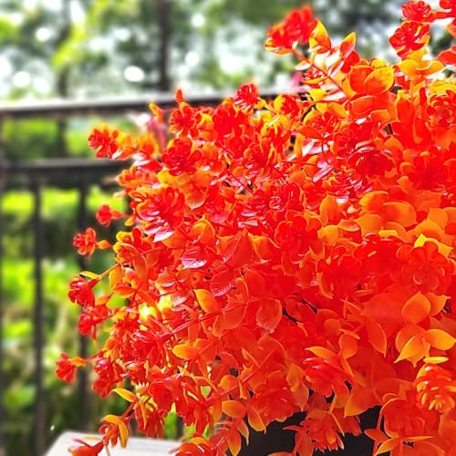 Grunyia Fall Artificial Flowers 12 Bundles UV Resistant