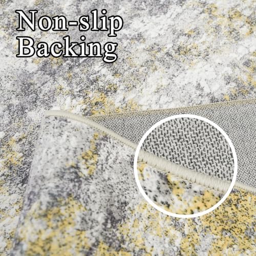 RUUGME Washable Abstract 8X10 Area Rug