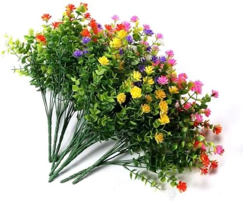 WANYANG 14 Bundle Artificial Flowers for Outdoor Use