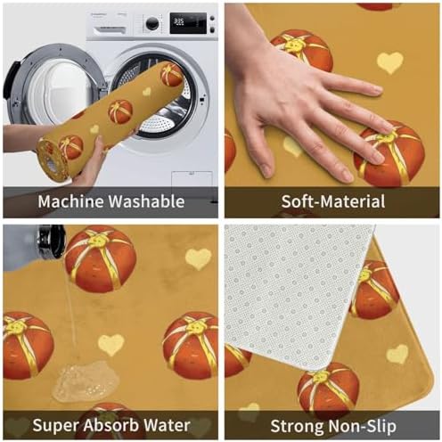 Buttered Bread Floor Covering Non-Slip Rug