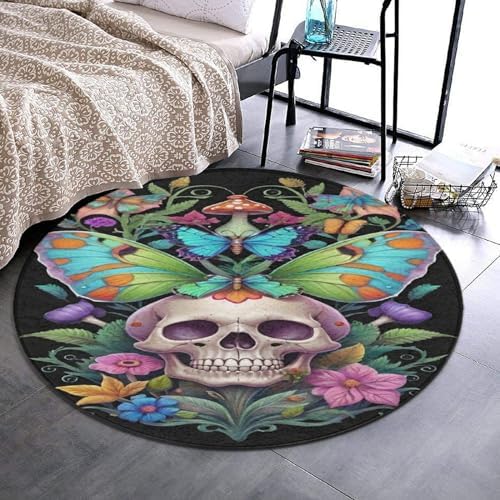 Modern Soft Round Area Rug with Anti-Slip Design 1
