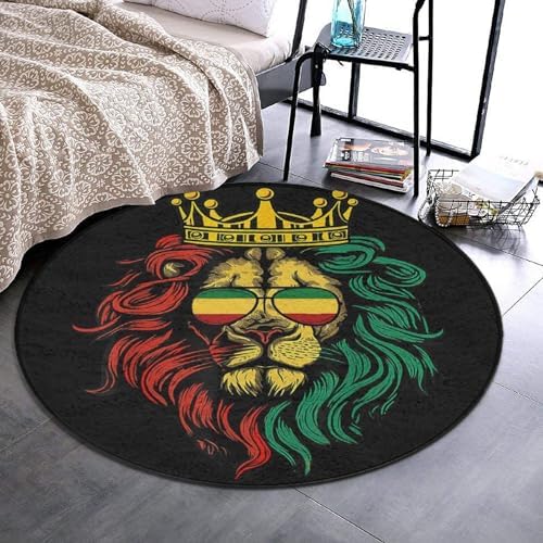 Meaudiwes Comfort Flannel Round Rug
