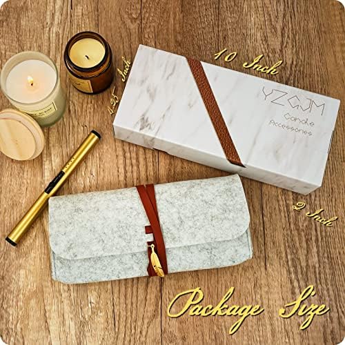 YZGJM Rose Gold Candle Tool Kit