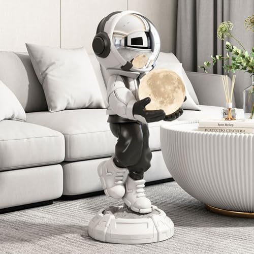 BULUXE 288 Astronaut Sculpture Figurine with LED Lamp
