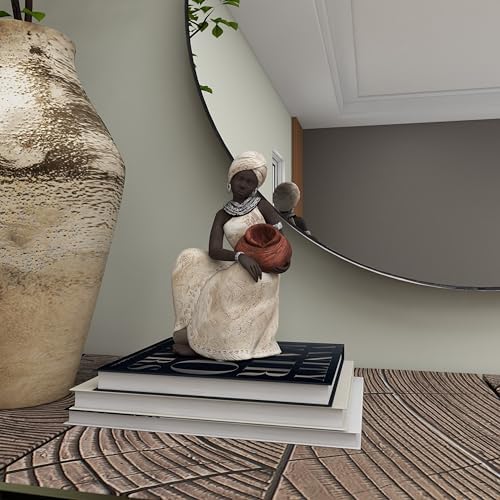 Deco 79 Polystone Woman Statue 6x6x10 Inch