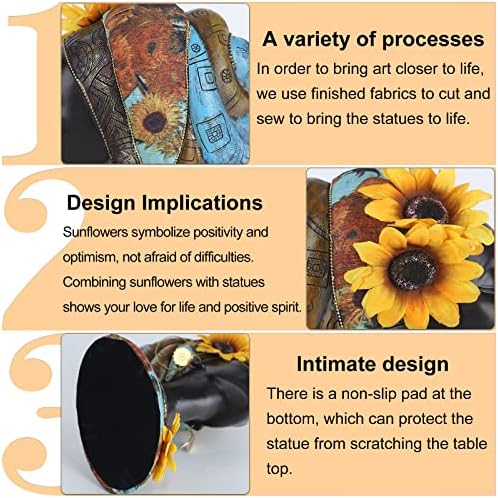 Modern African Women Statues - Resin Figurines for Home Decor