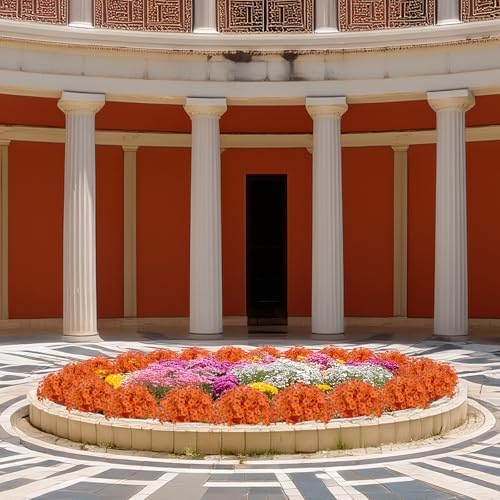 Ximiloor 21 Bundles Artificial Flowers Outdoor UV Resistant