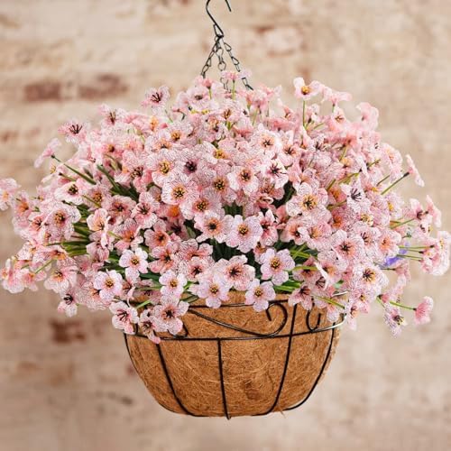 Uieke 72 Bundle Artificial Flowers Set Pink 1
