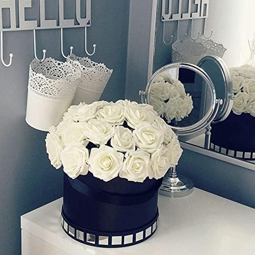 NevStp Artificial Foam Rose Flowers 30Pcs