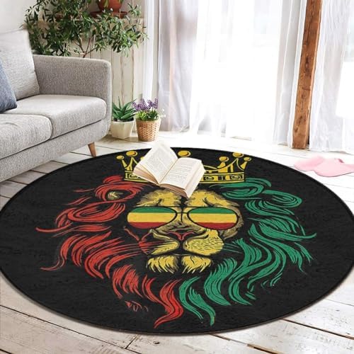 Meaudiwes Comfort Flannel Round Rug