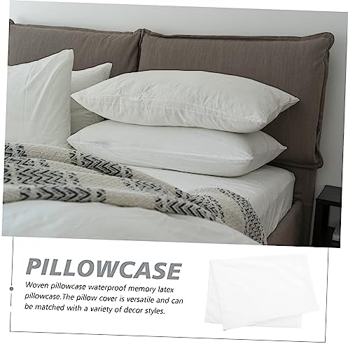 2Pcs Washable Zipper Pillow Covers for Comfortable Sleep